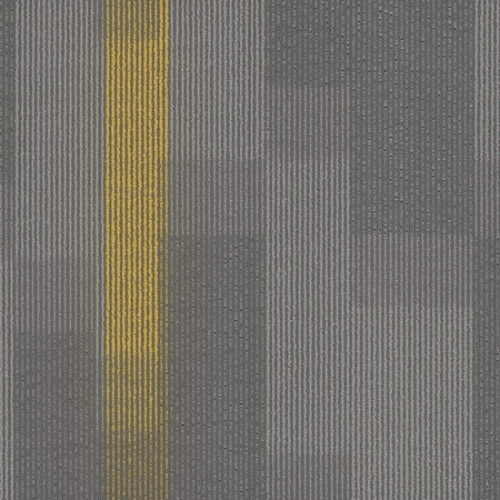 Pentz PENTZ Carpet Tile Geometric Shapes w/Color Accent Stripe APEX SDP - 24" x 24" - (8 Square Yards per Box) 7053M